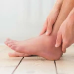 ورم مچ پای یک مرد