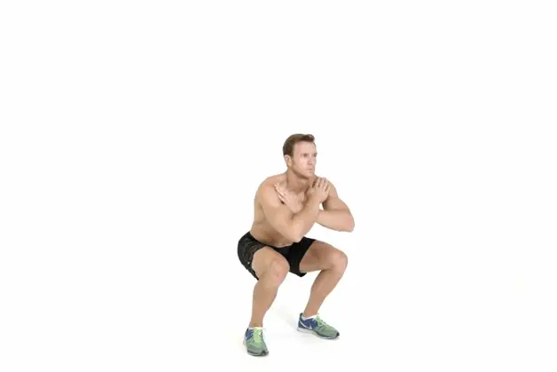 نحوه انجام اسکات با پا جمع