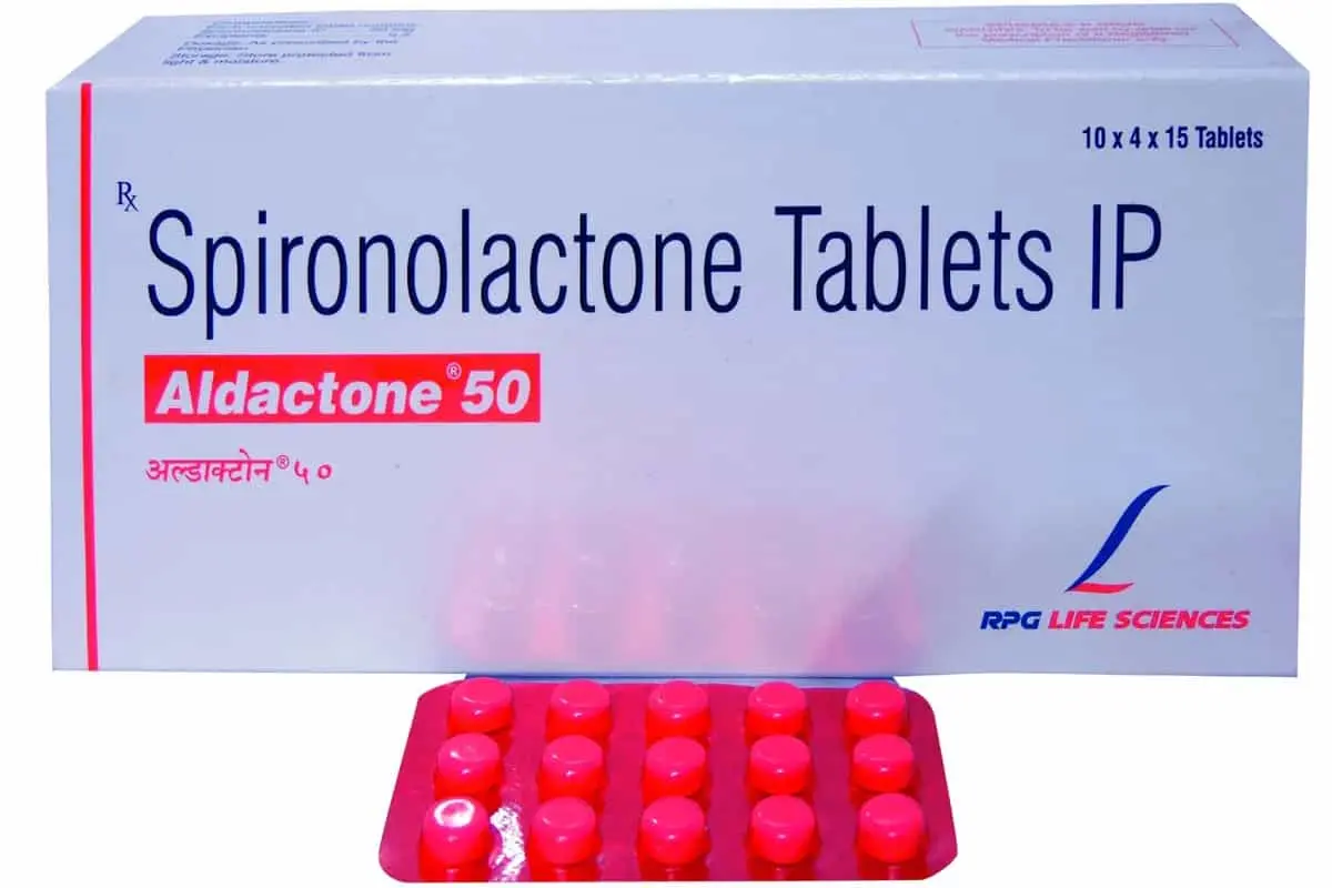 یک بسته قرص اسپیرونولاکتون 50