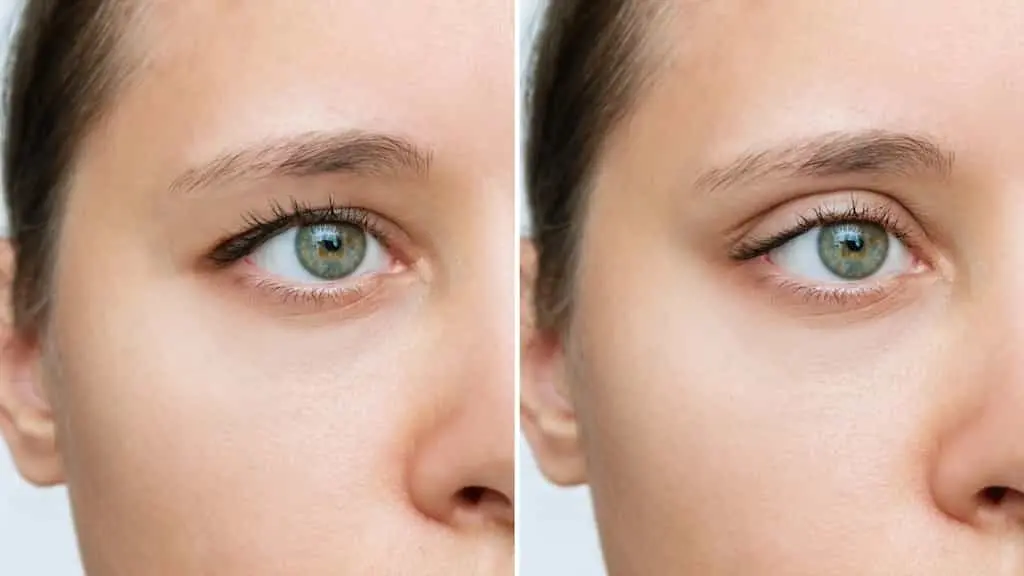تکنیک های آرایش چشم برای پلک افتاده