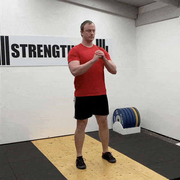 اسکوات با وزن بدن یا دمبل