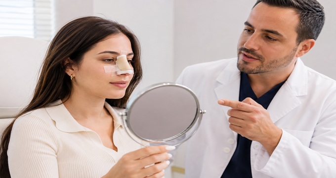 نقش انتخاب جراح در کاهش جای بخیه بینی