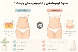 تفاوت لیپوساکشن و ابدومینوپلاستی