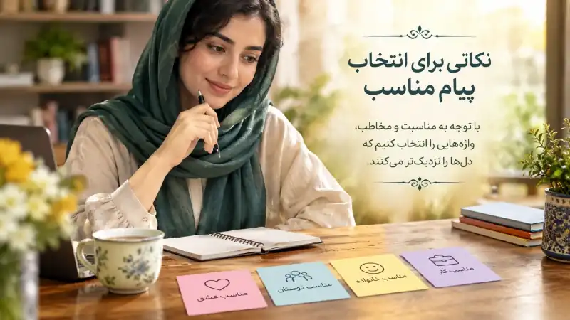 نکاتی برای انتخاب پیام مناسب
